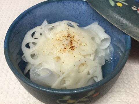 根菜で♪ 蓮根と大根の甘酢和え♪